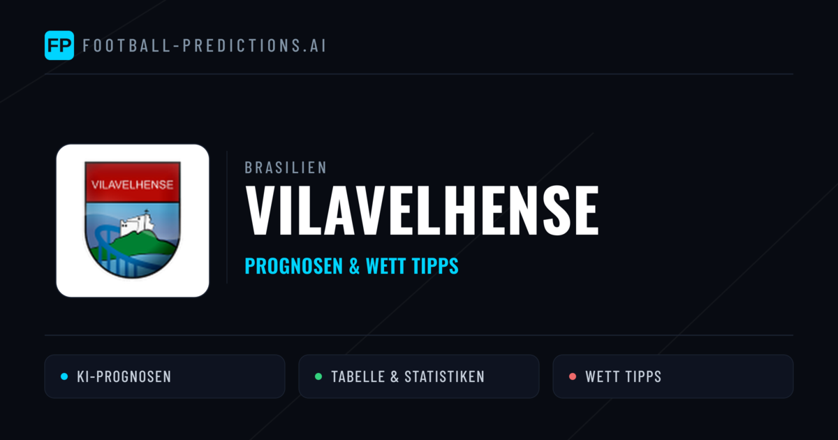 Vilavelhense Prognosen & Statistiken