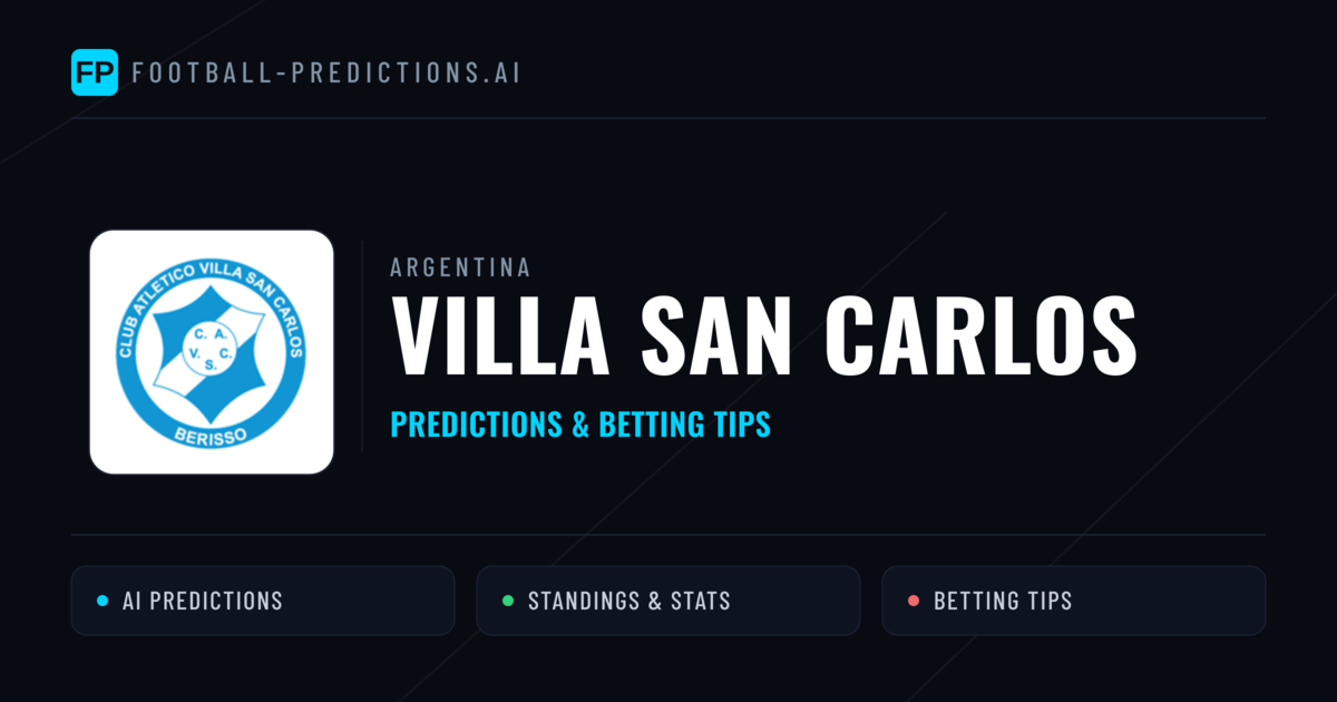 Villa San Carlos Predictions & Stats