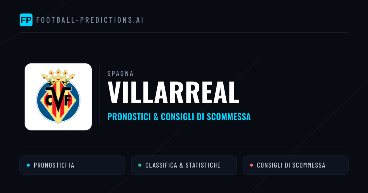 Pronostici e Statistiche Villarreal