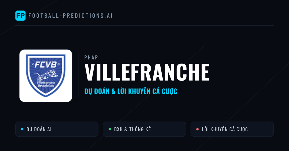 Villefranche Dự đoán & Thống kê