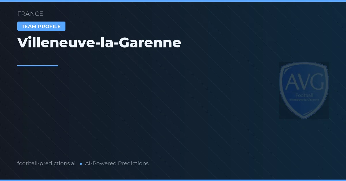 Pronostici e Statistiche Villeneuve-la-Garenne