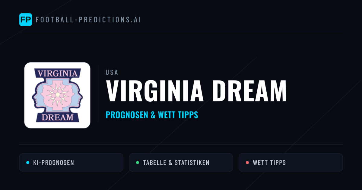 Virginia Dream Prognosen & Statistiken