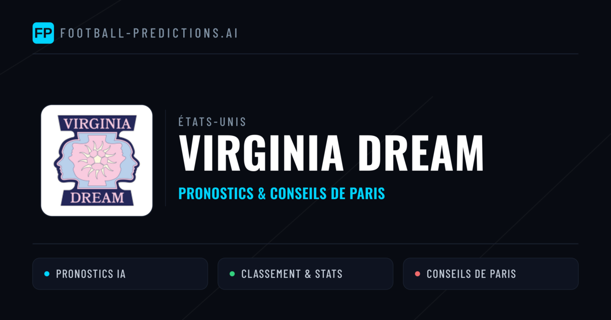 Virginia Dream Pronostics & Statistiques