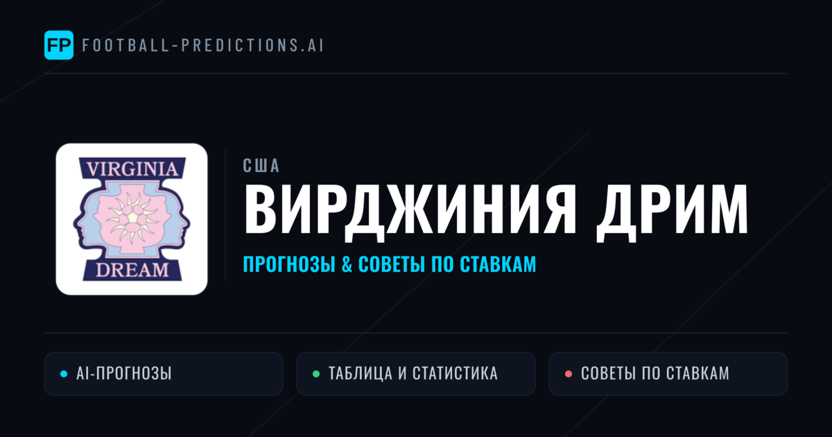 Вирджиния Дрим прогнозы и статистика