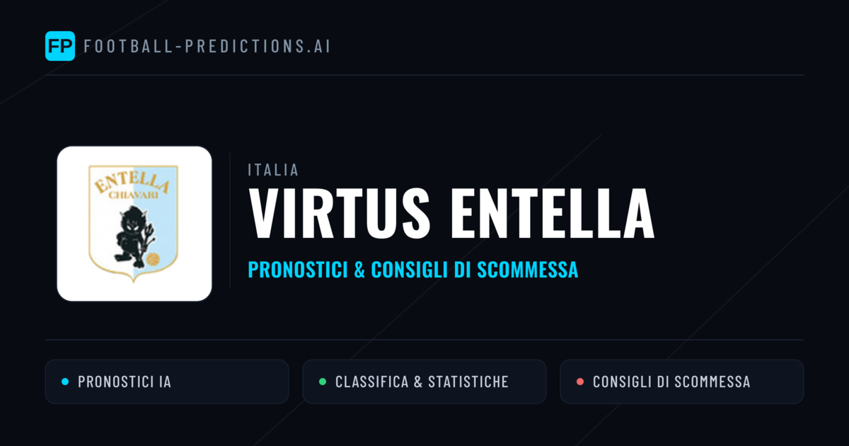 Pronostici e Statistiche Virtus Entella