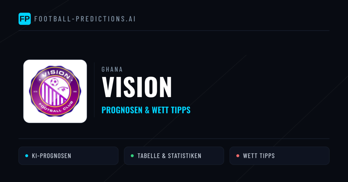 Vision Prognosen & Statistiken