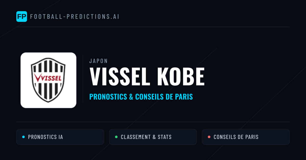 Vissel Kobe Pronostics & Statistiques