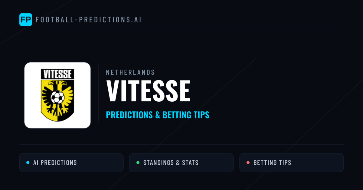 Vitesse Predictions & Stats