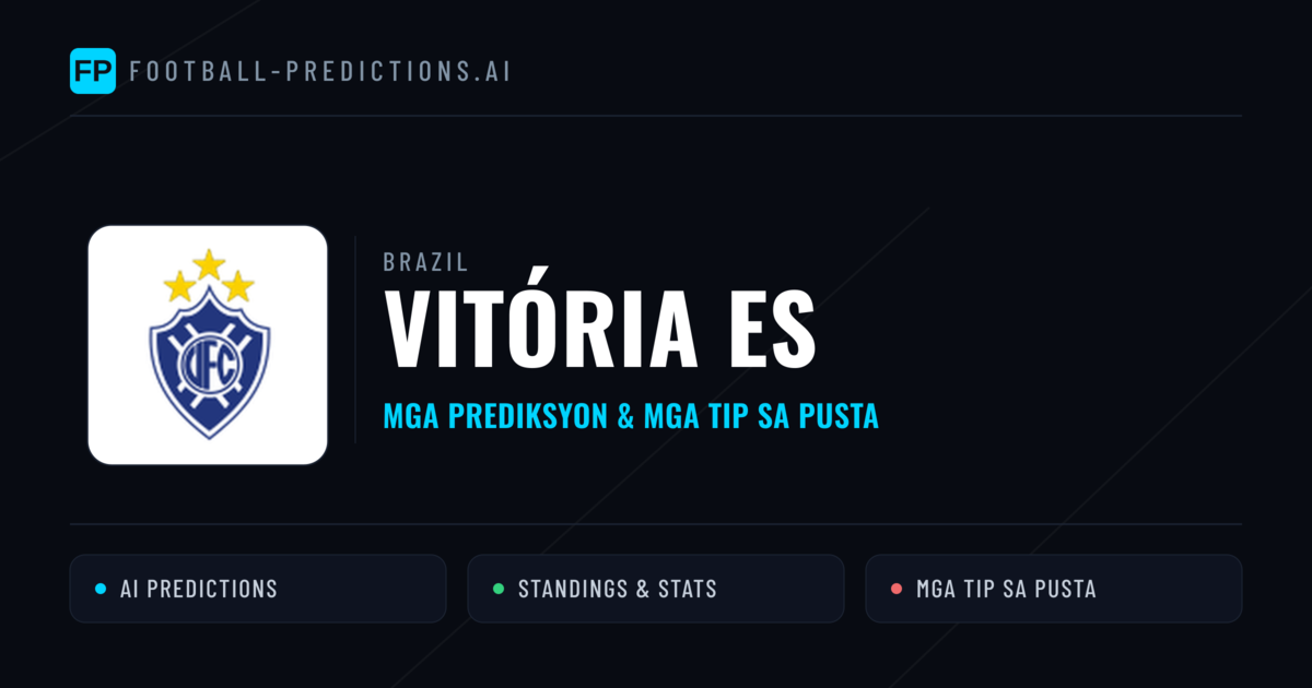 Vitória ES Predictions & Stats