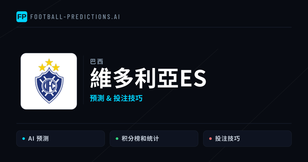 維多利亞ES 運彩分析｜足球預測與數據