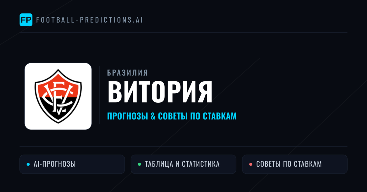 Витория прогнозы и статистика
