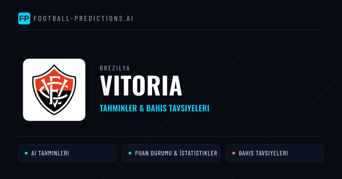 Vitoria Tahminleri & İstatistikler
