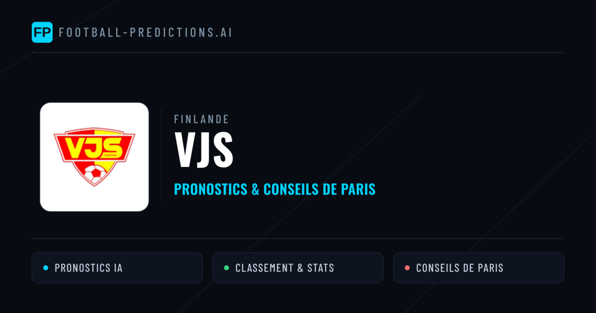 VJS Pronostics & Statistiques
