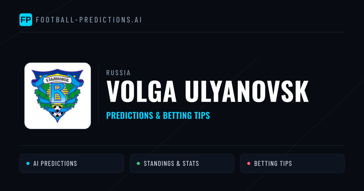 Volga Ulyanovsk Predictions & Stats