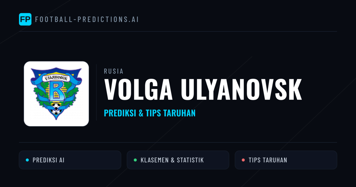 Volga Ulyanovsk Prediksi & Statistik Piala Dunia