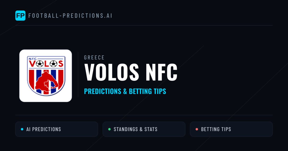 Volos NFC Predictions & Stats