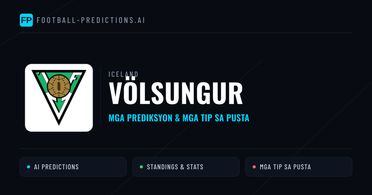 Völsungur Predictions & Stats