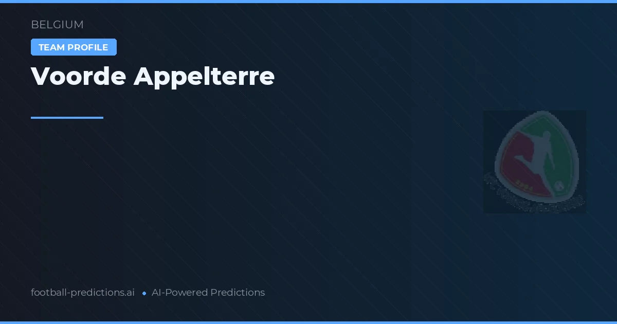 Voorde Appelterre Predictions & Stats