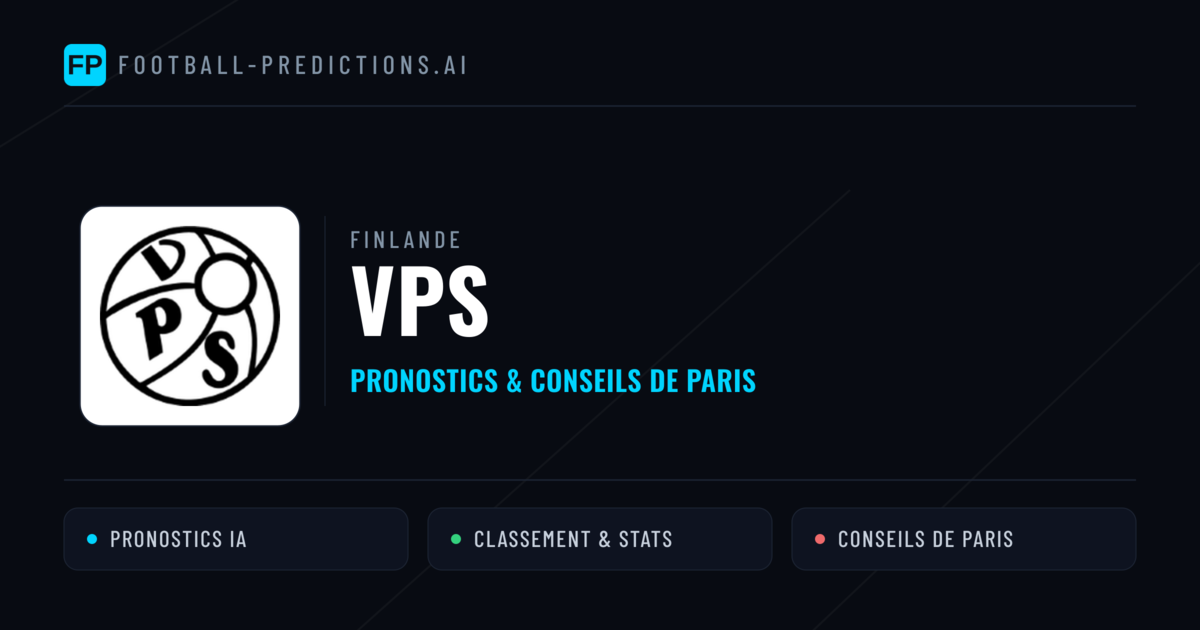 VPS Pronostics & Statistiques