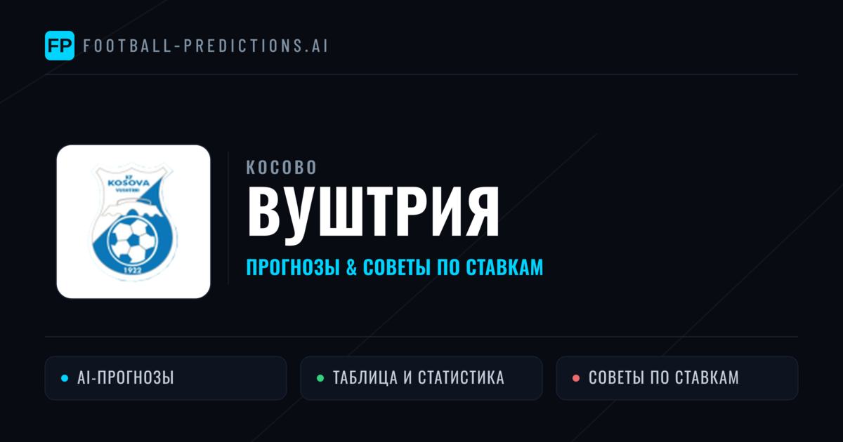 Вуштрия прогнозы и статистика