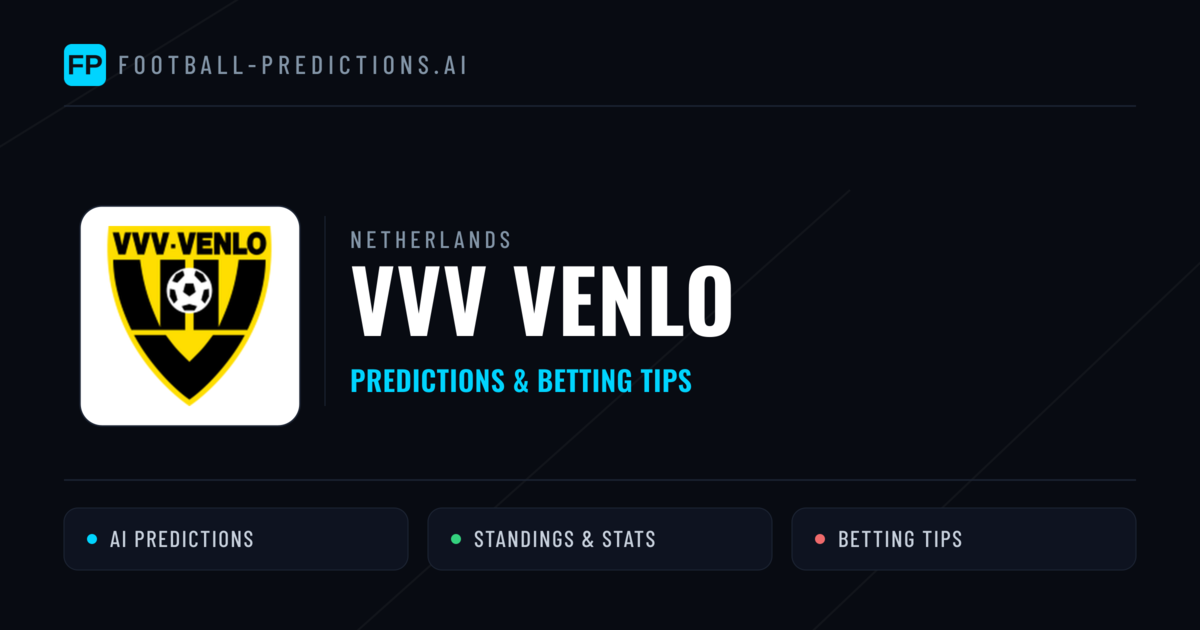 VVV Venlo Predictions & Stats