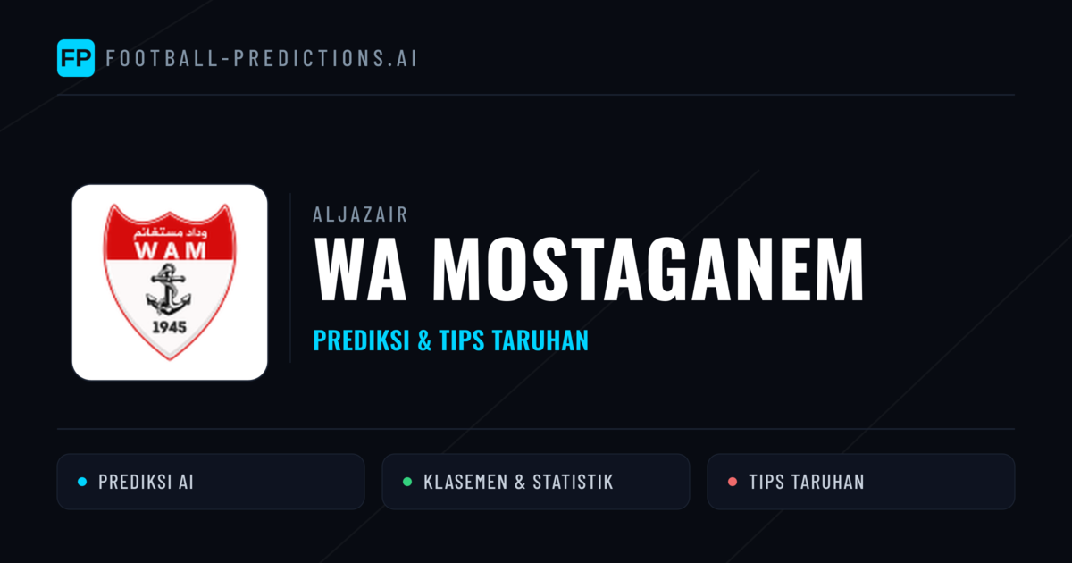 WA Mostaganem Prediksi & Statistik Piala Dunia