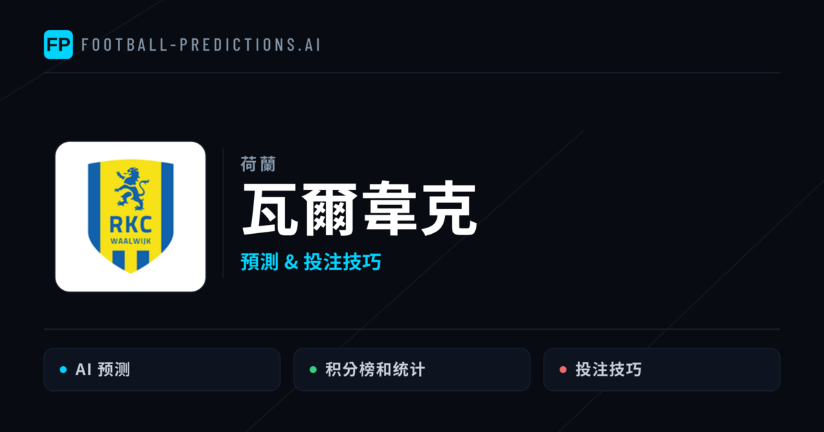 瓦爾韋克 運彩分析|足球預測與數據