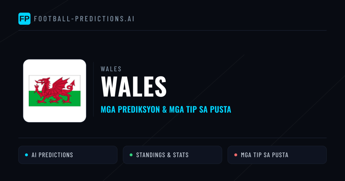 Wales Predictions & Stats