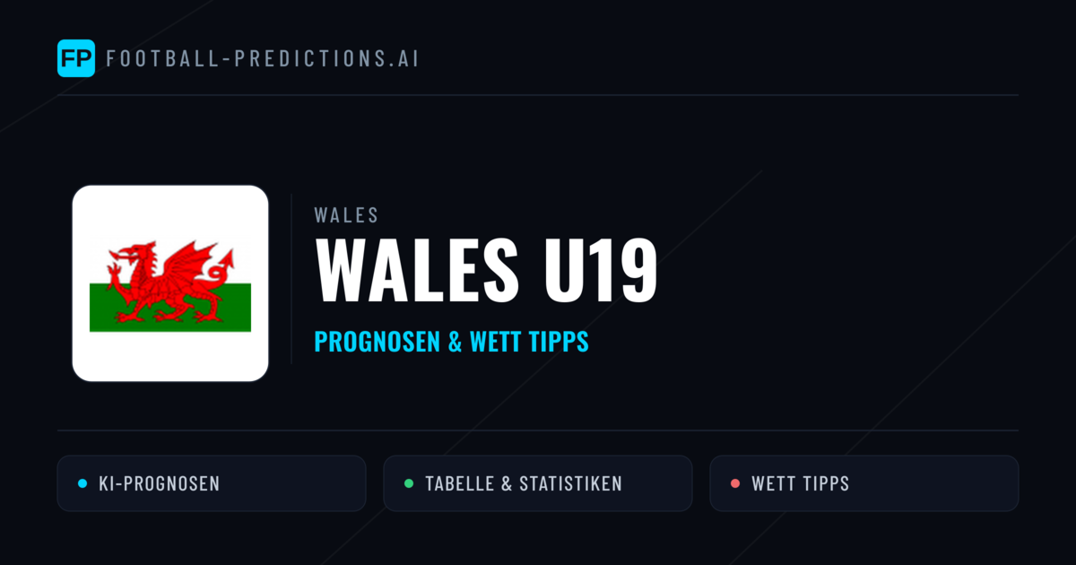 Wales U19 Prognosen & Statistiken