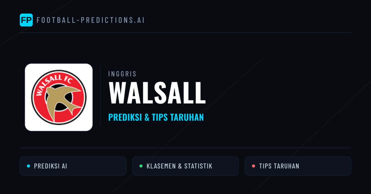 Walsall Prediksi & Statistik Piala Dunia