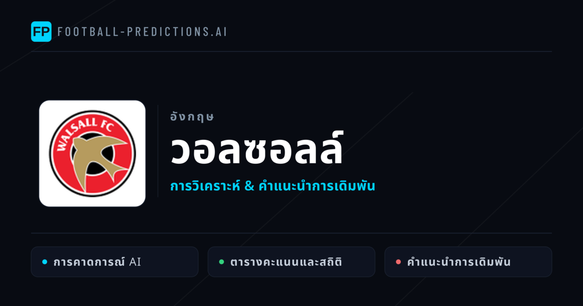 วอลซอลล์ การวิเคราะห์และสถิติ