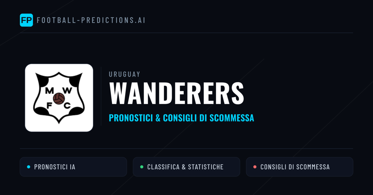 Pronostici e Statistiche Wanderers