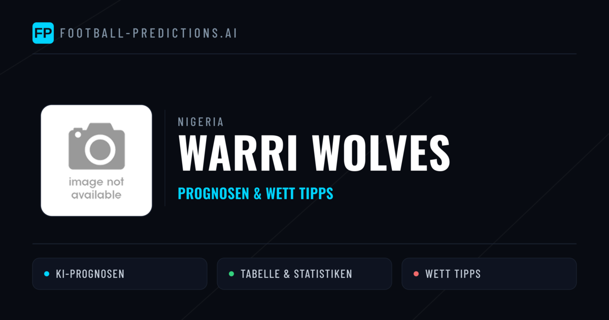 Warri Wolves Prognosen & Statistiken