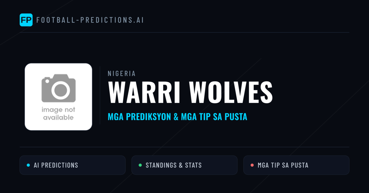 Warri Wolves Predictions & Stats