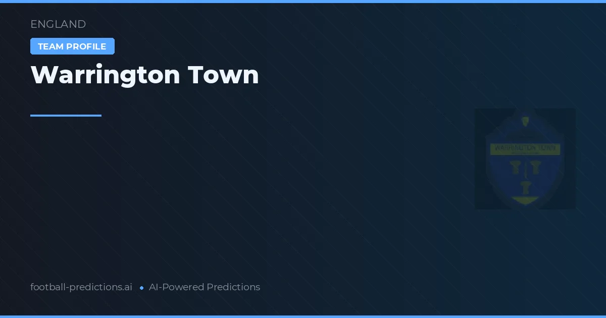 Warrington Town Pronostics & Statistiques