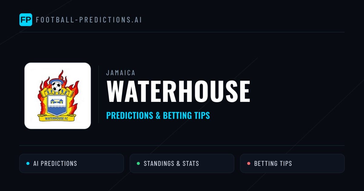 Waterhouse Predictions & Stats