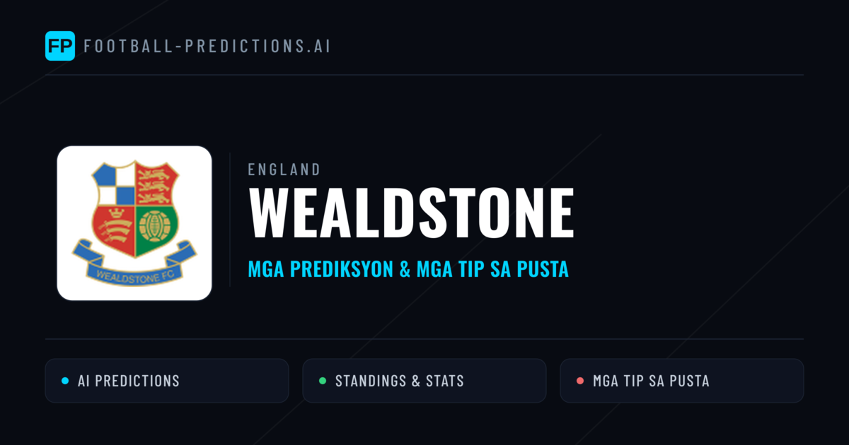 Wealdstone Predictions & Stats