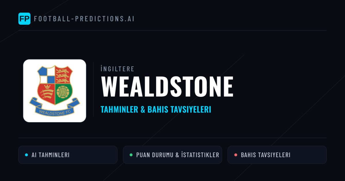Wealdstone Tahminleri & İstatistikler