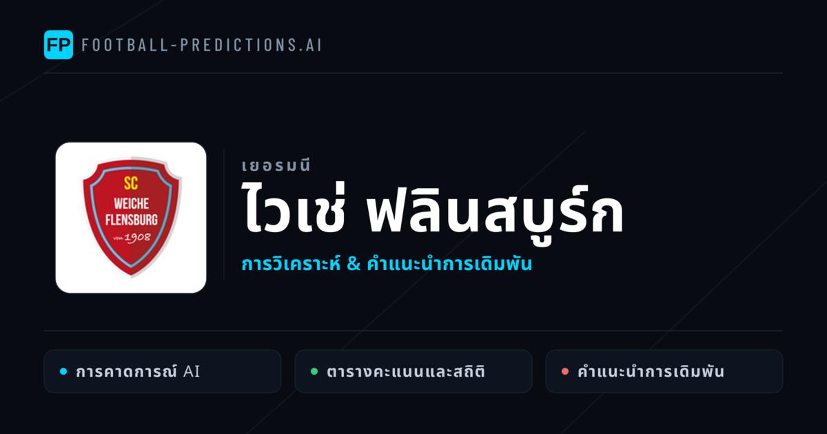 ไวเช่ ฟลินสบูร์ก การวิเคราะห์และสถิติ