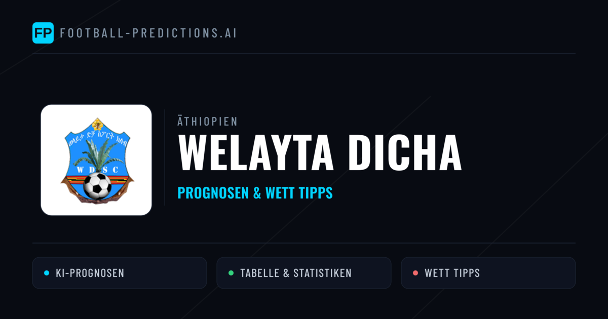 Welayta Dicha Prognosen & Statistiken
