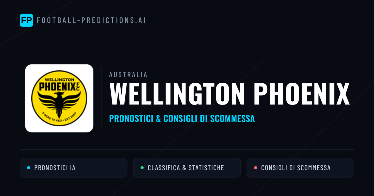 Pronostici e Statistiche Wellington Phoenix