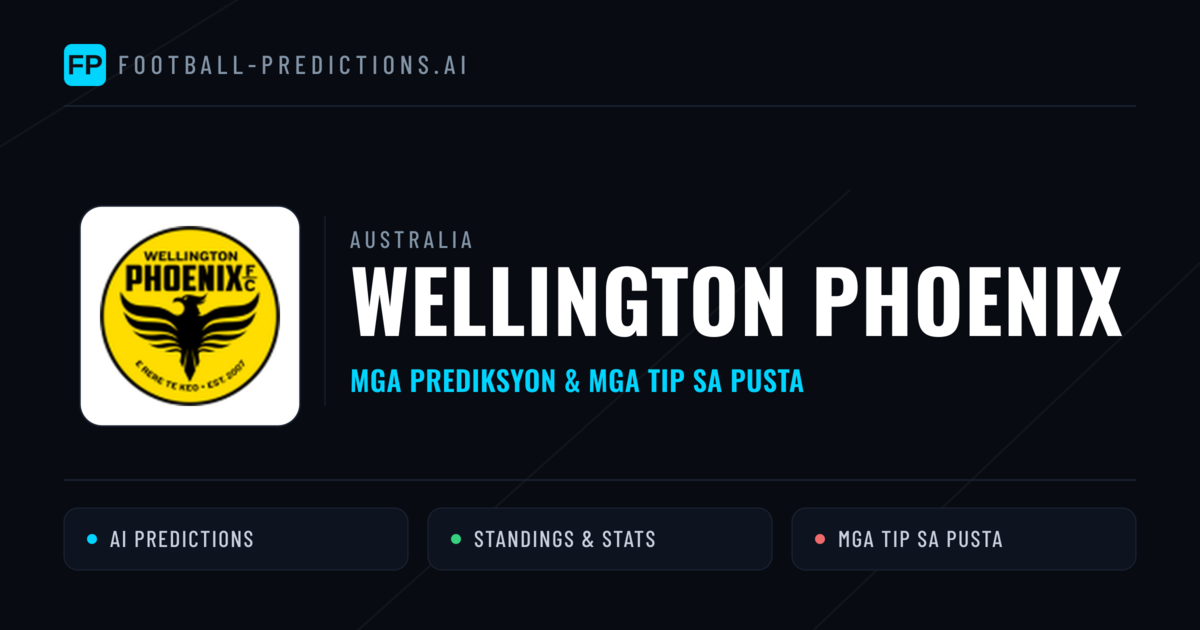 Wellington Phoenix Predictions & Stats