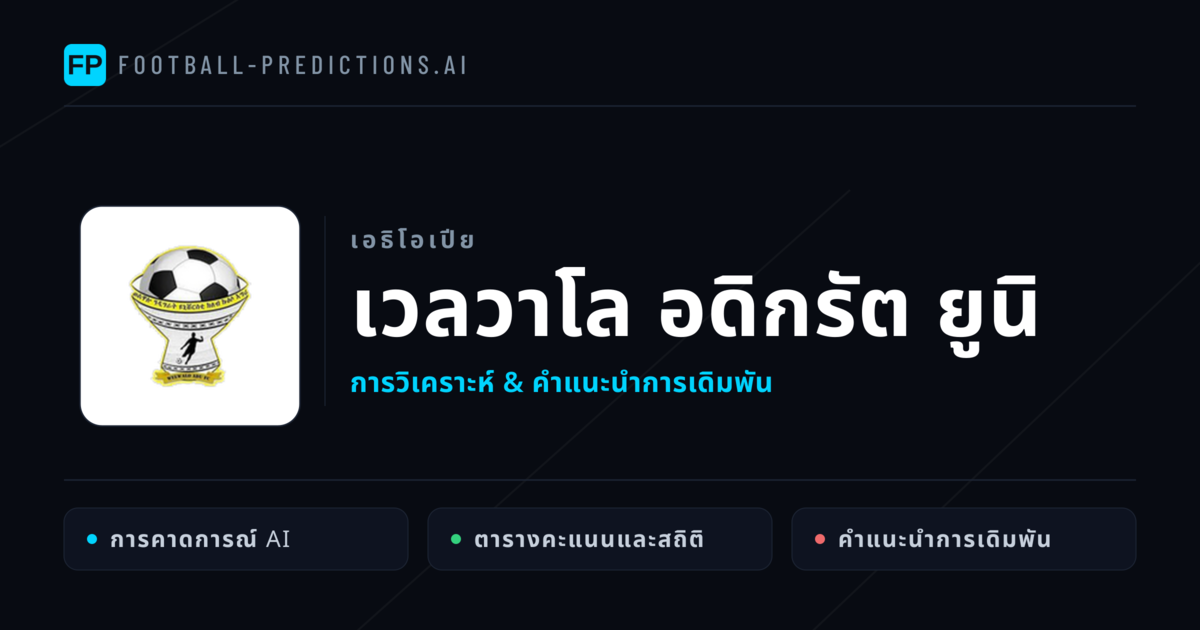 เวลวาโล อดิกรัต ยูนิ การวิเคราะห์และสถิติ