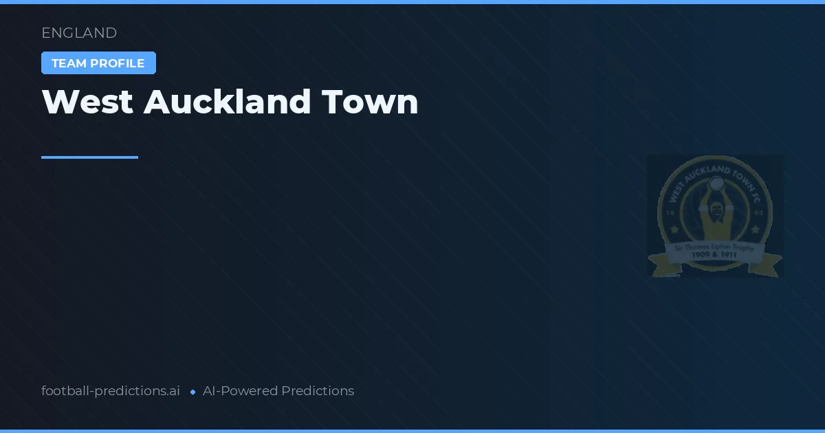 West Auckland Town Predictions & Stats