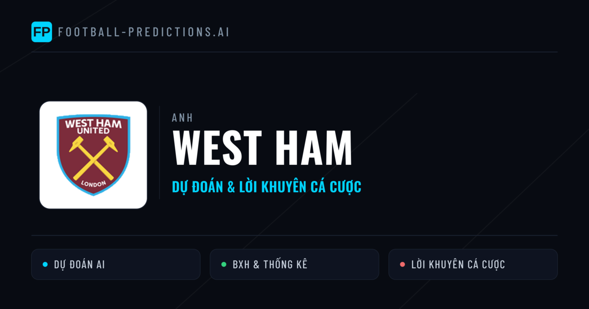 West Ham Dự đoán & Thống kê