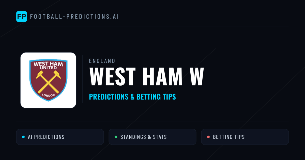 West Ham W Predictions & Stats