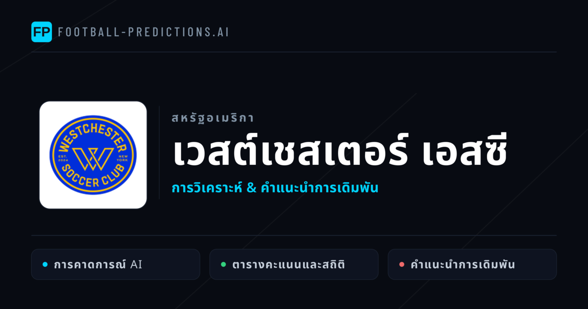 เวสต์เชสเตอร์ เอสซี การวิเคราะห์และสถิติ