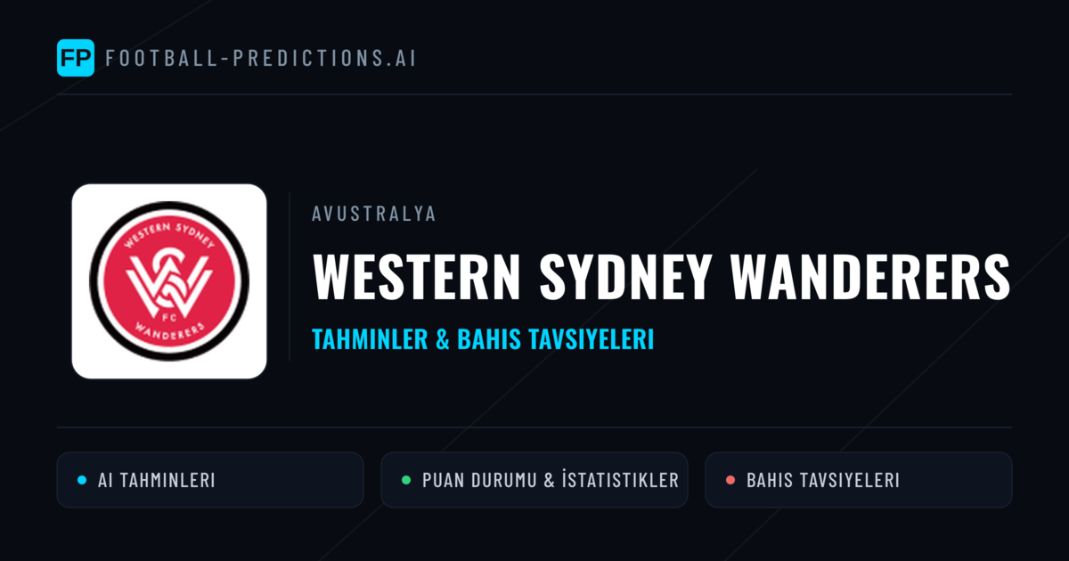 Western Sydney Wanderers Tahminleri & İstatistikler