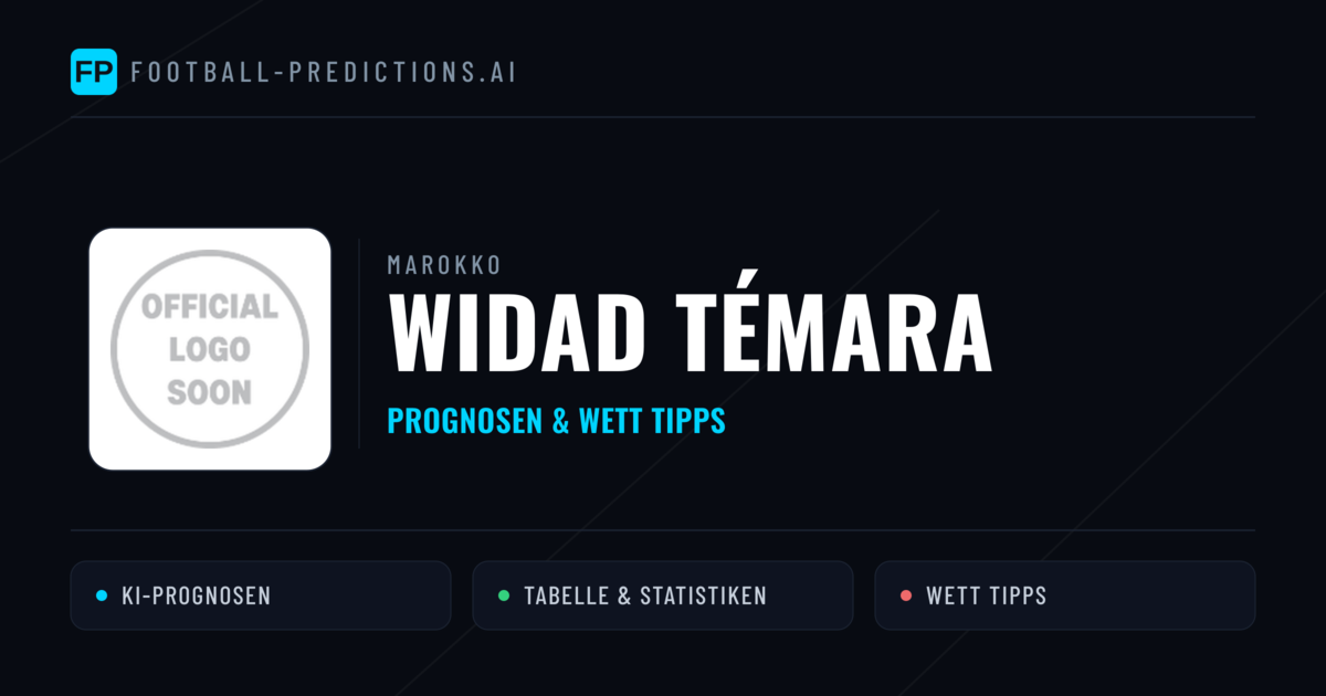 Widad Témara Prognosen & Statistiken