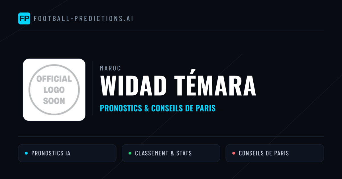 Widad Témara Pronostics & Statistiques